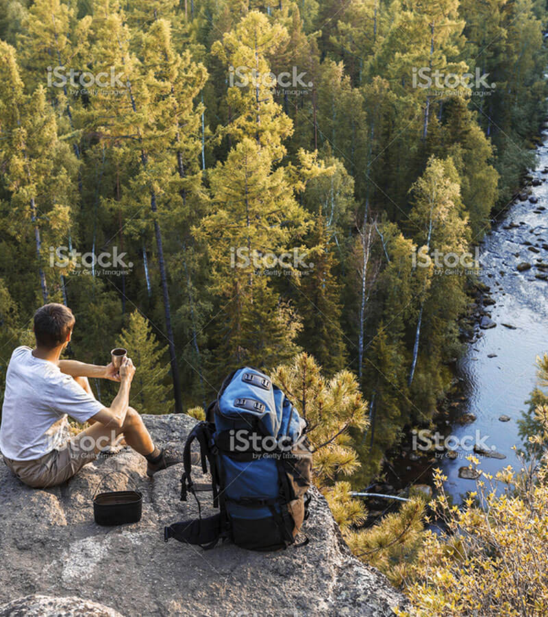 People overlooking scenic views in North Vancouver